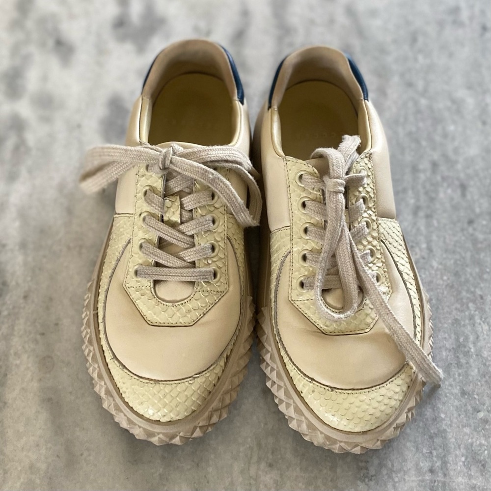4CCCCEES cream platform sneaker